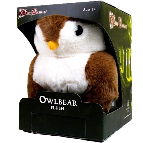 Owlbear Plush - Luxury Owl Bear Stuffed Animal - Boxed & Accessories - Brown - Picture 7 of 9